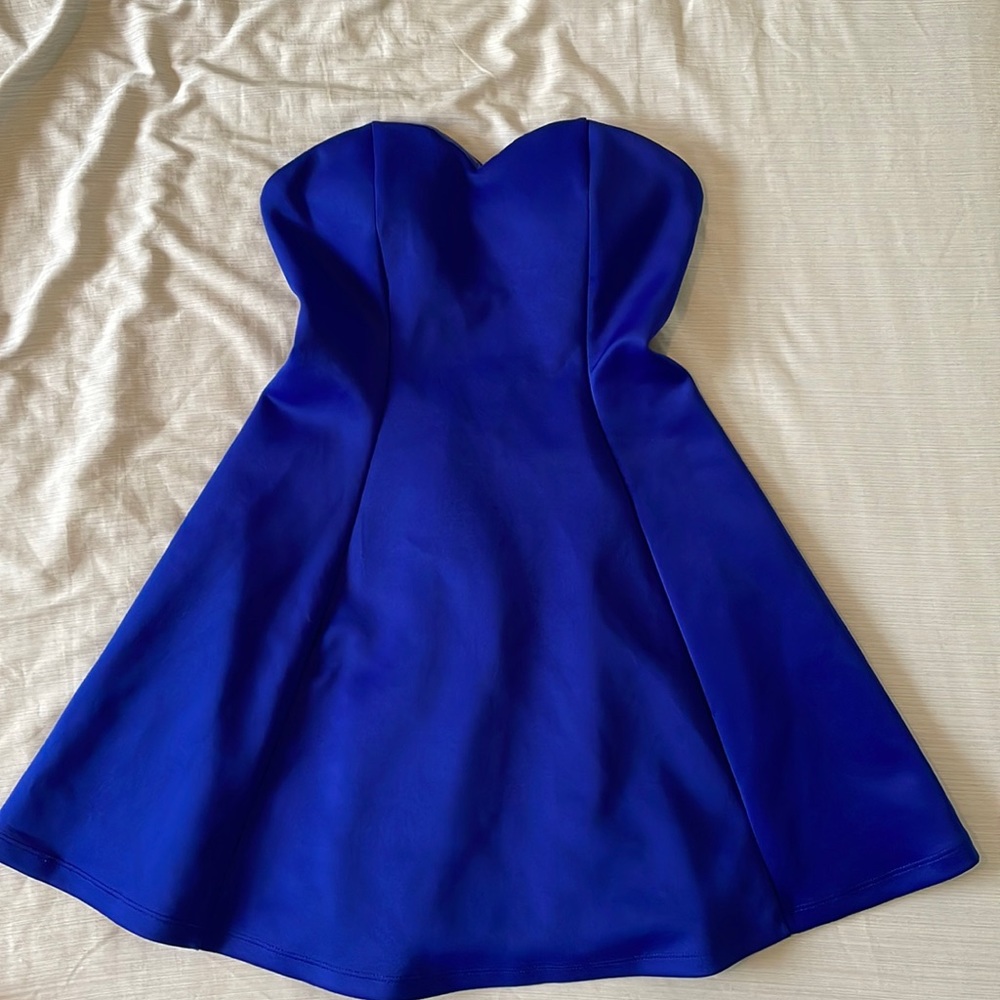 4/$15 Cobalt electric blue forever 21 swing dress